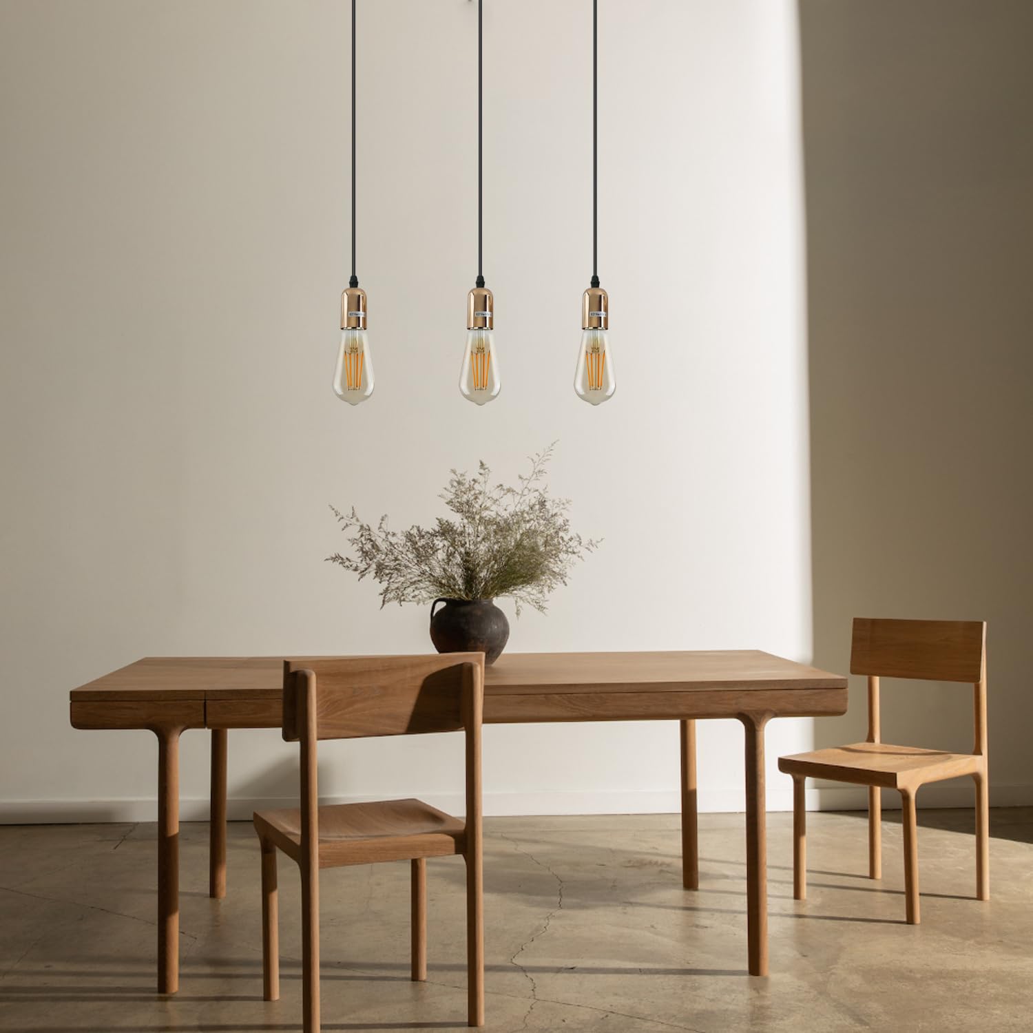 Industrial Metal Cluster Pendant Light Fixture, E27 Base, Retro Style Lighting