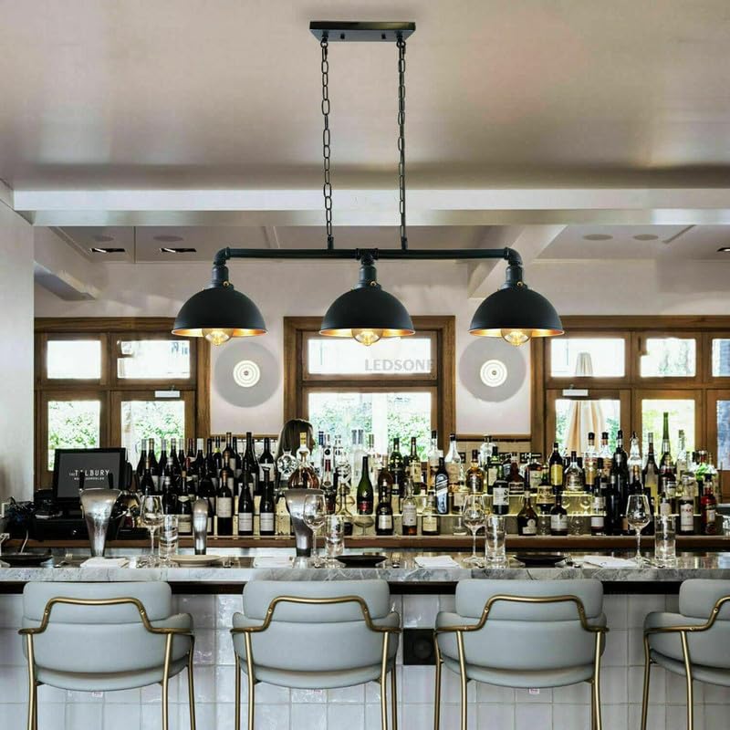 Industrial Steampunk Pipe Lighting Fixture ~6320