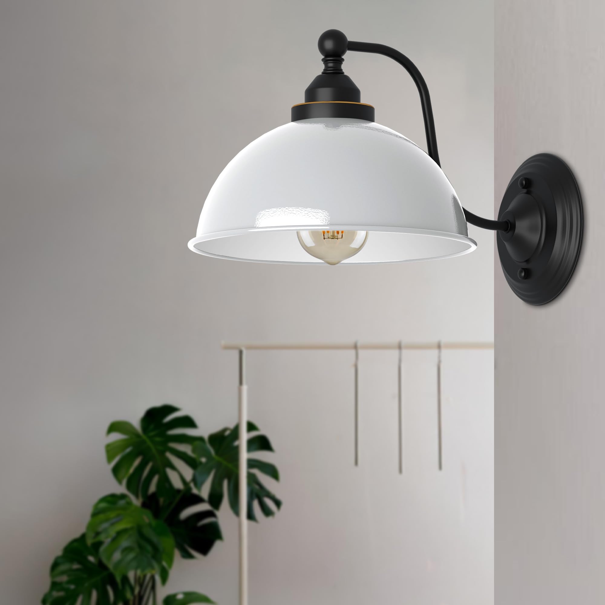Industrial Wall Sconce with E27 Base ~6297