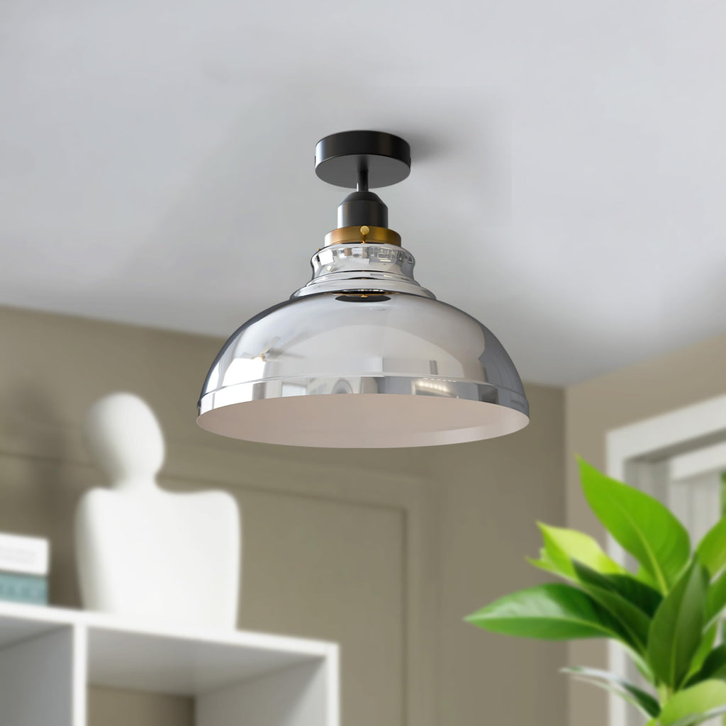 E27 Semi Flush Mount Lighting ~6167