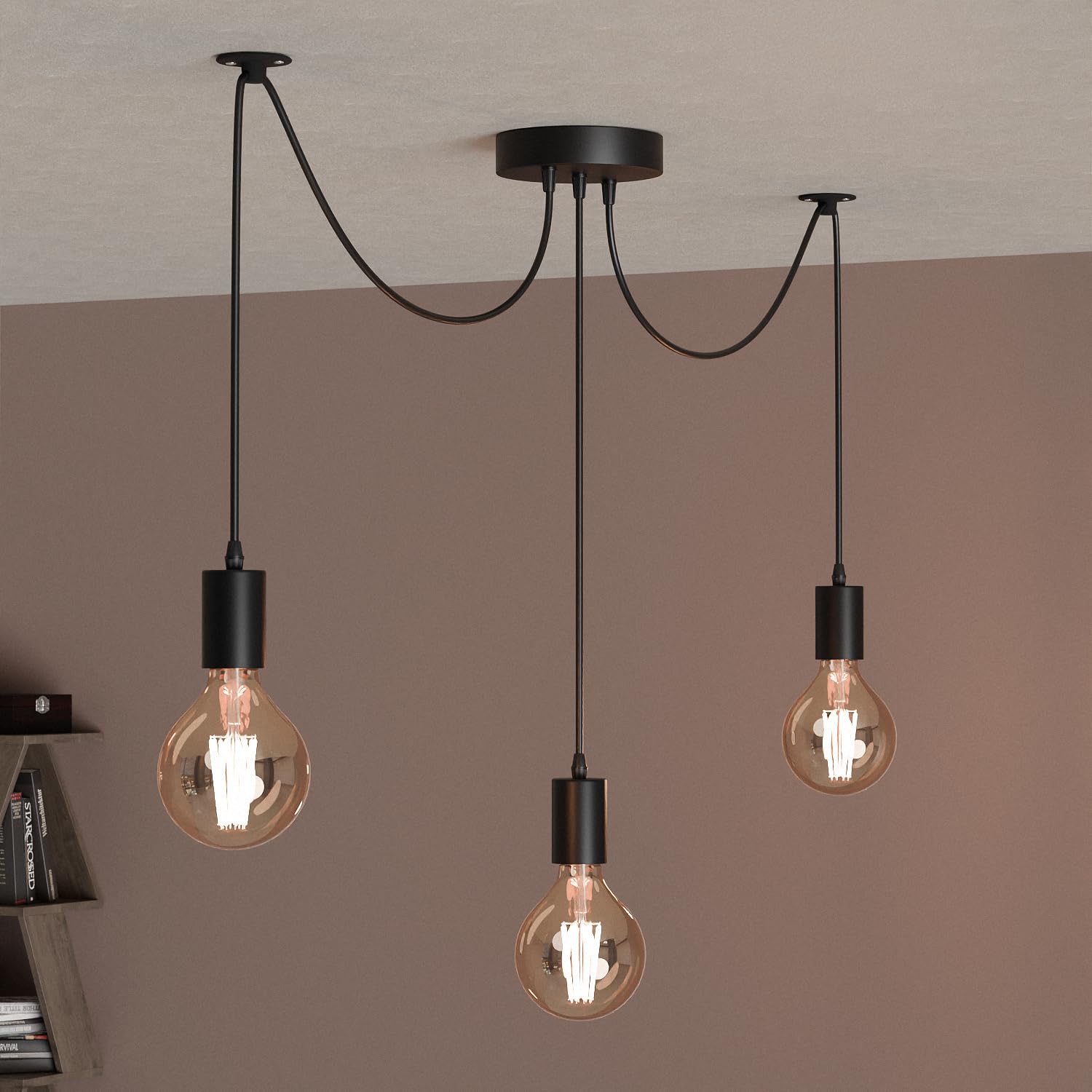 Industrial LED Chandelier Light Fixture ~6376