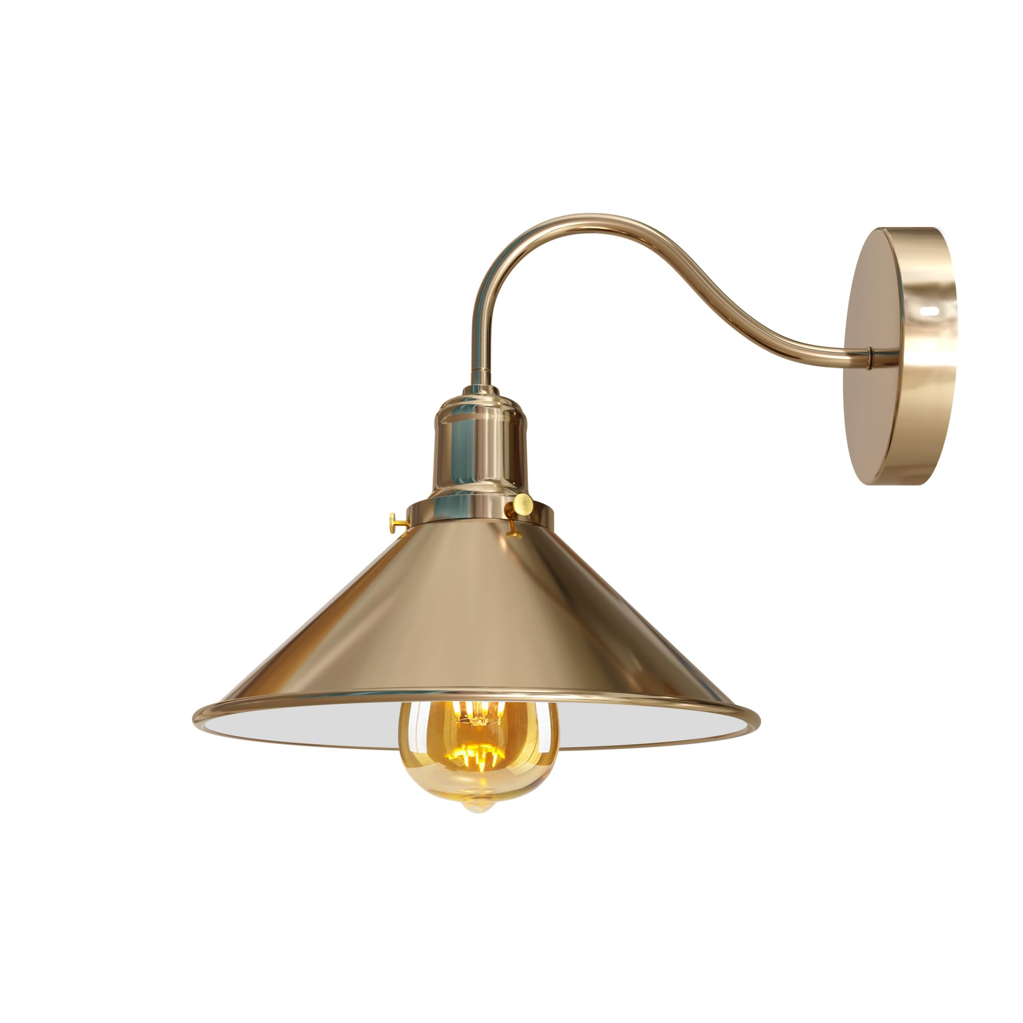 Swan Neck Metal Wall Light E27 ~6224