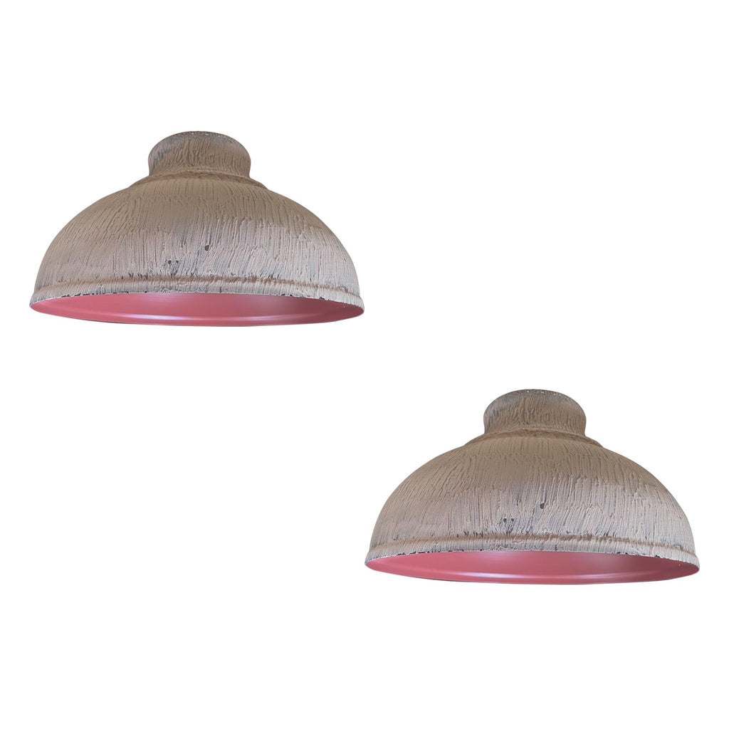 Modern Industrial Curvy Metal Ceiling Lamp Shade Easy Fit Home Decor