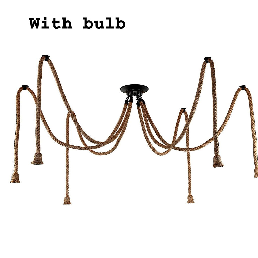 Industrial LED Pendant Light with Adjustable Rope ~6385