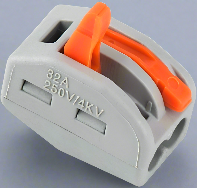 Reusable Spring Lever Electrical Wire Connectors, 2/3/5 Way, Quick Push-In Terminal Block
