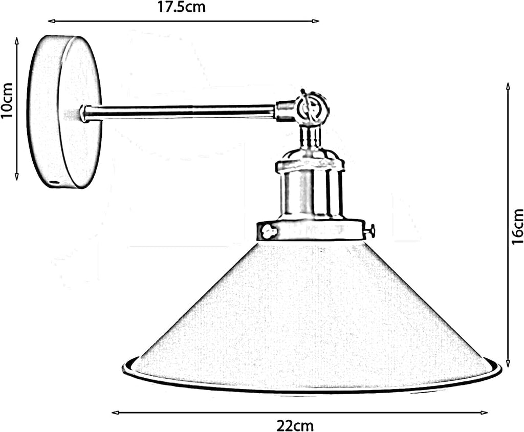 Industrial Metal Wall Sconce LED Light Fixtures ~ 6278