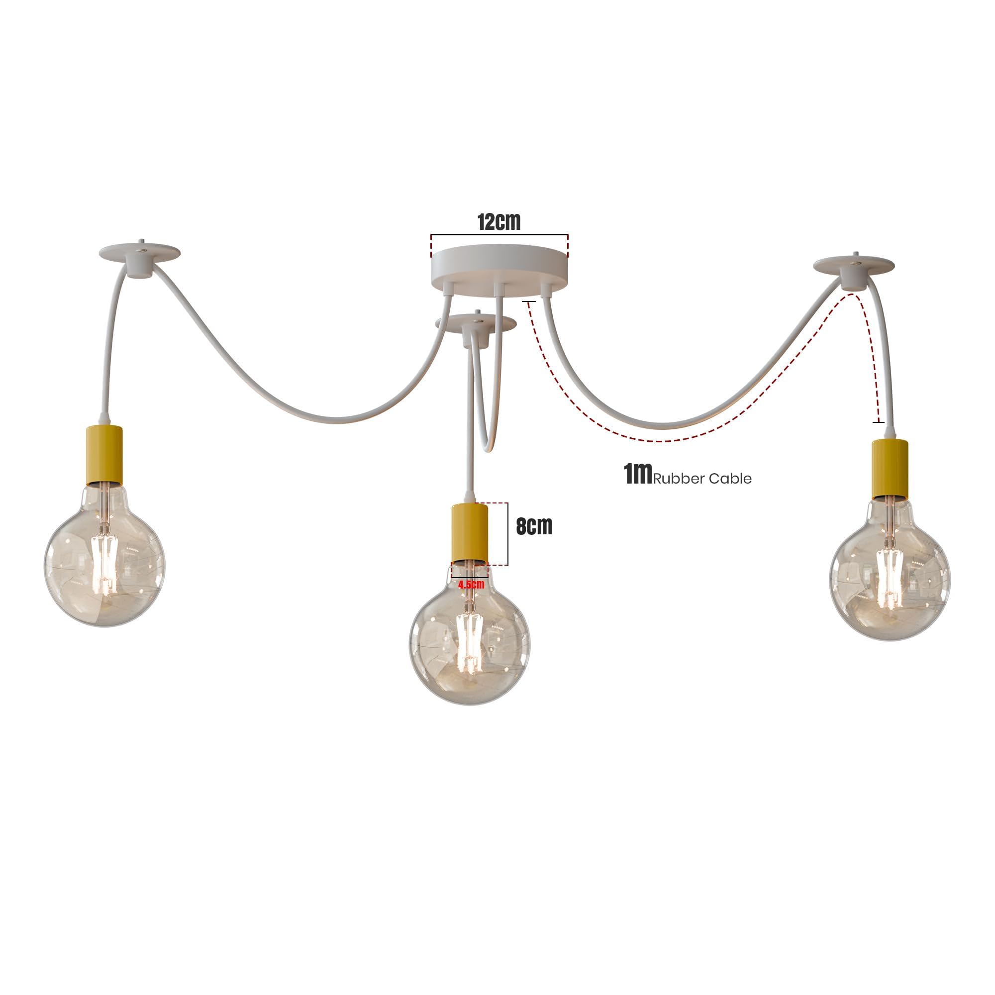 Industrial LED Chandelier Light Fixture ~6376