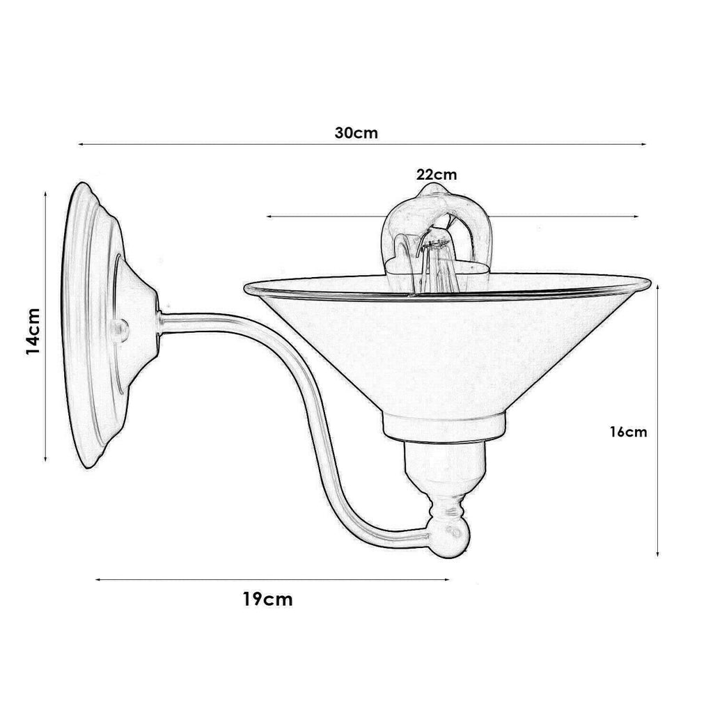 Wall Lamp Retro Light E27 Sconce ~6164