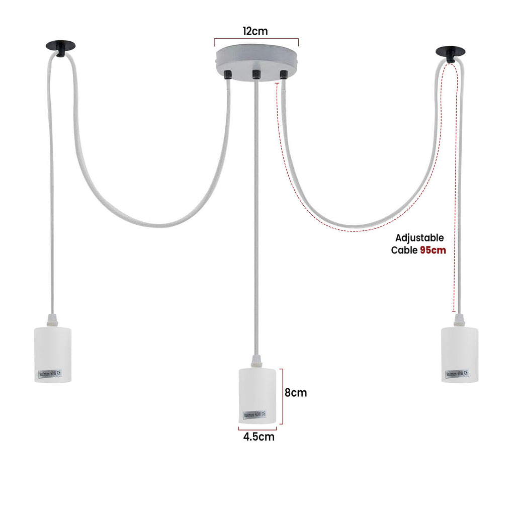 Industrial LED Chandelier Light Fixture ~6376