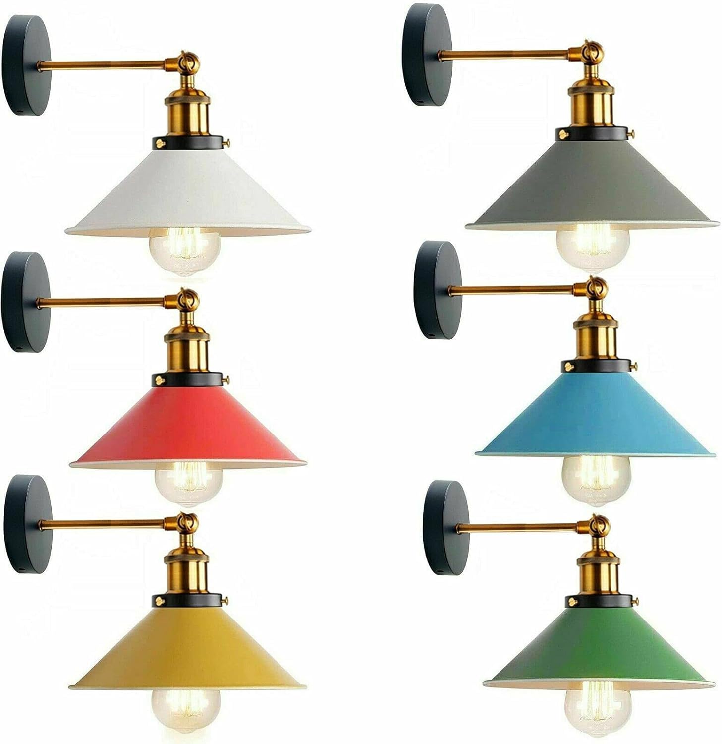 Industrial Metal Wall Sconce LED Light Fixtures ~ 6278