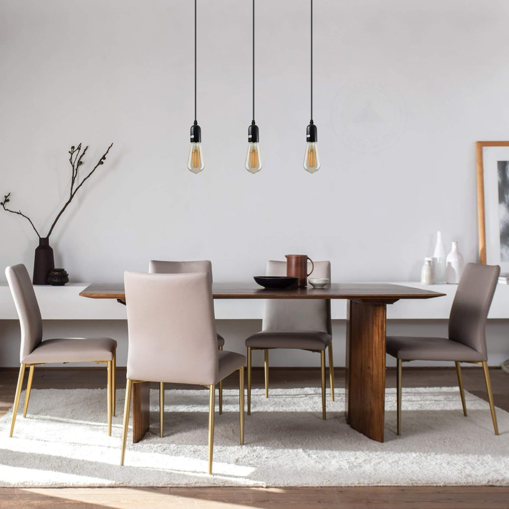 Industrial Metal Cluster Pendant Light Fixture, E27 Base, Retro Style Lighting