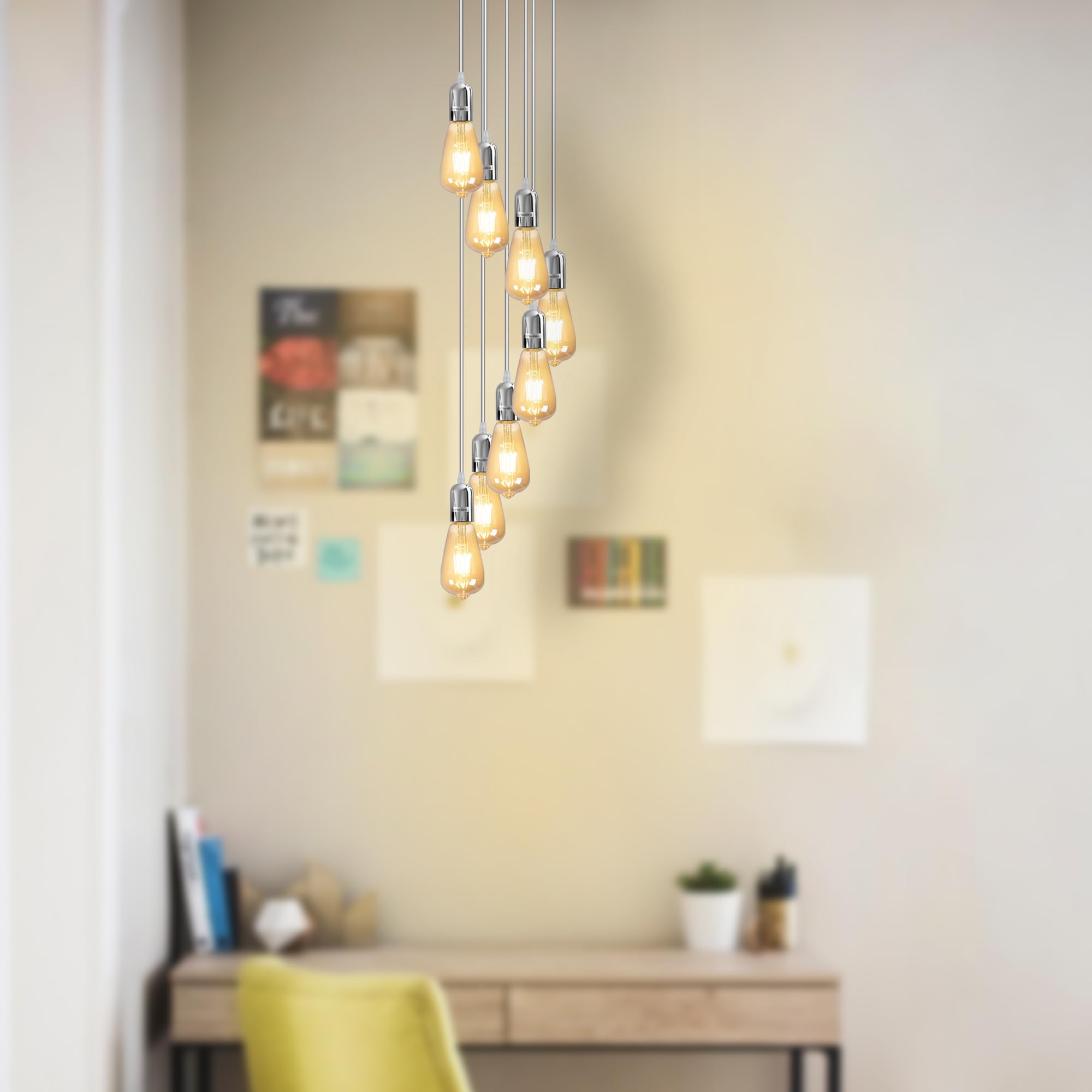 Modern Industrial Style Pendant Light Fitting ~6304