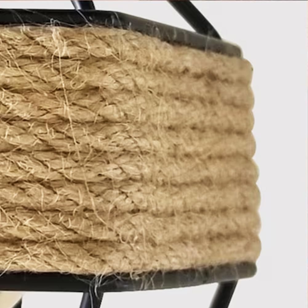 Ceiling Pendant Light Metal Hemp Rope Style ~6203