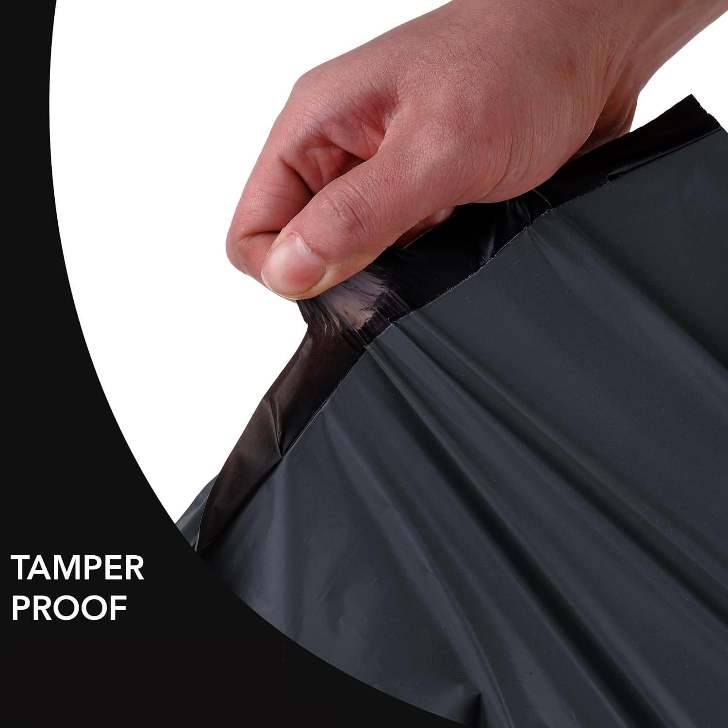 Large Black Polyethylene Mailing Bags Waterproof Self-Adhesive Shipping Envelopes