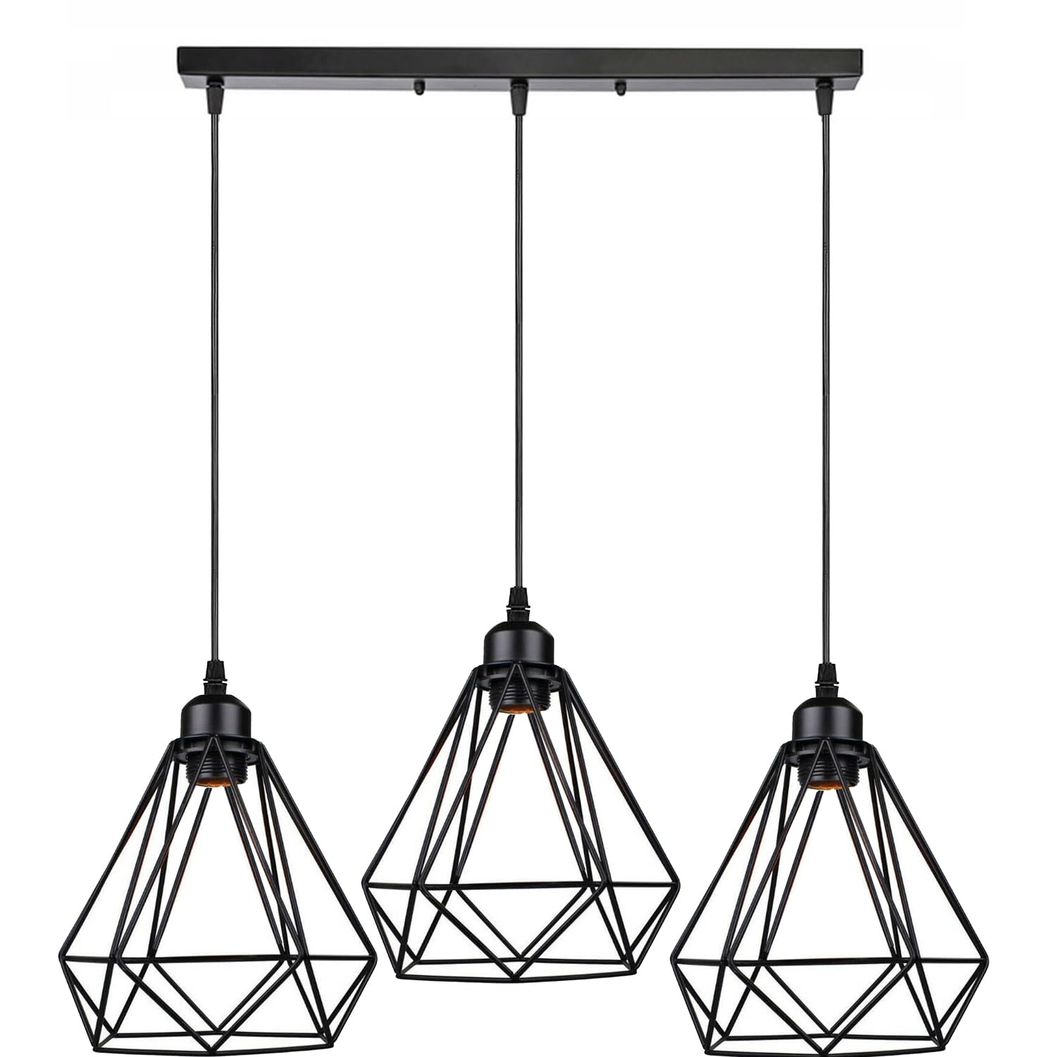 Modern Rectangle 3 Way Ceiling Pendant Light ~6152