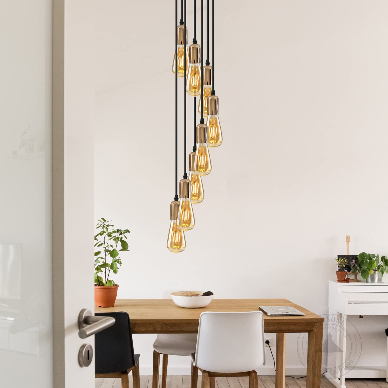 Modern Industrial Style Pendant Light Fitting ~6304
