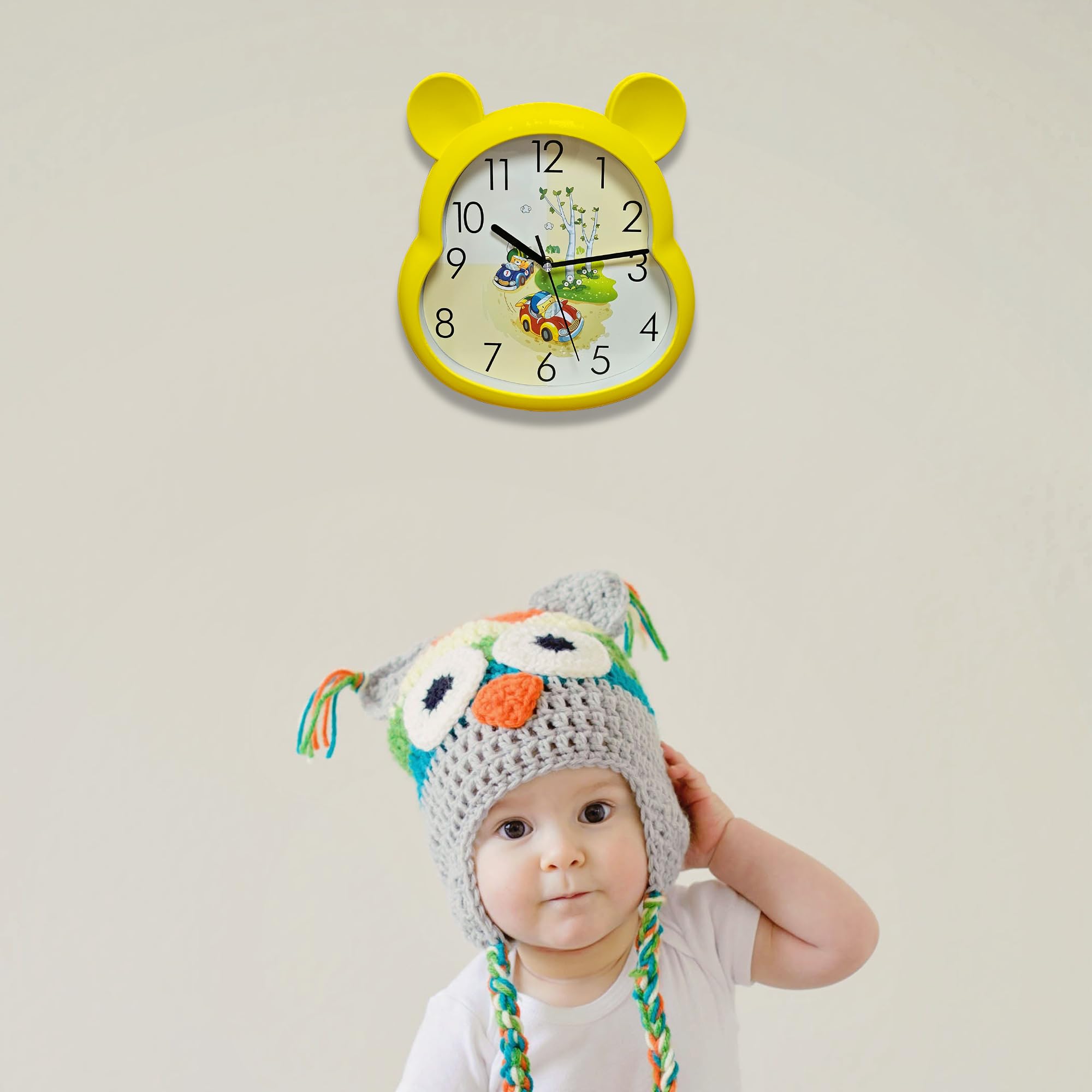 Battery Powered Wall Clock for Kids ~5169