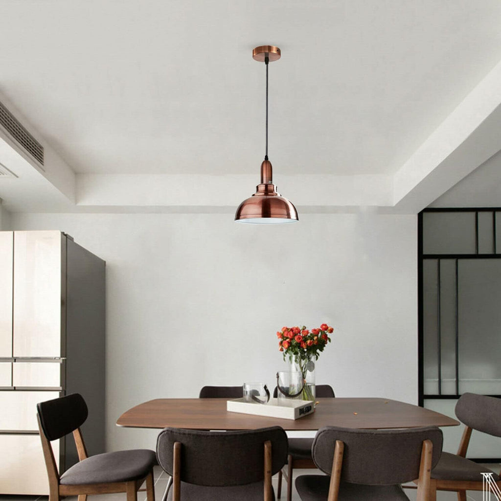 Industrial Copper colour Metal E27 Ceiling Adjustable Cable Hanging Pendant Light Fixture~1065