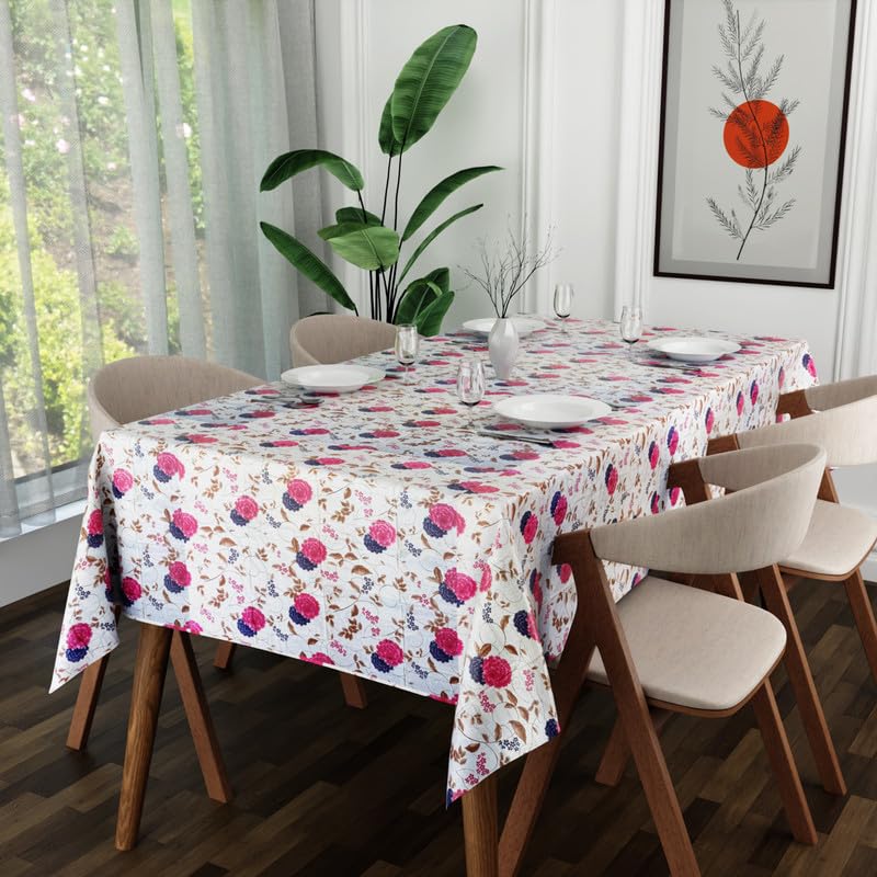Durable Rectangular Polyester Fabric Tablecloth: Washable, Oil-Proof, Stain-Resistant Table Cover