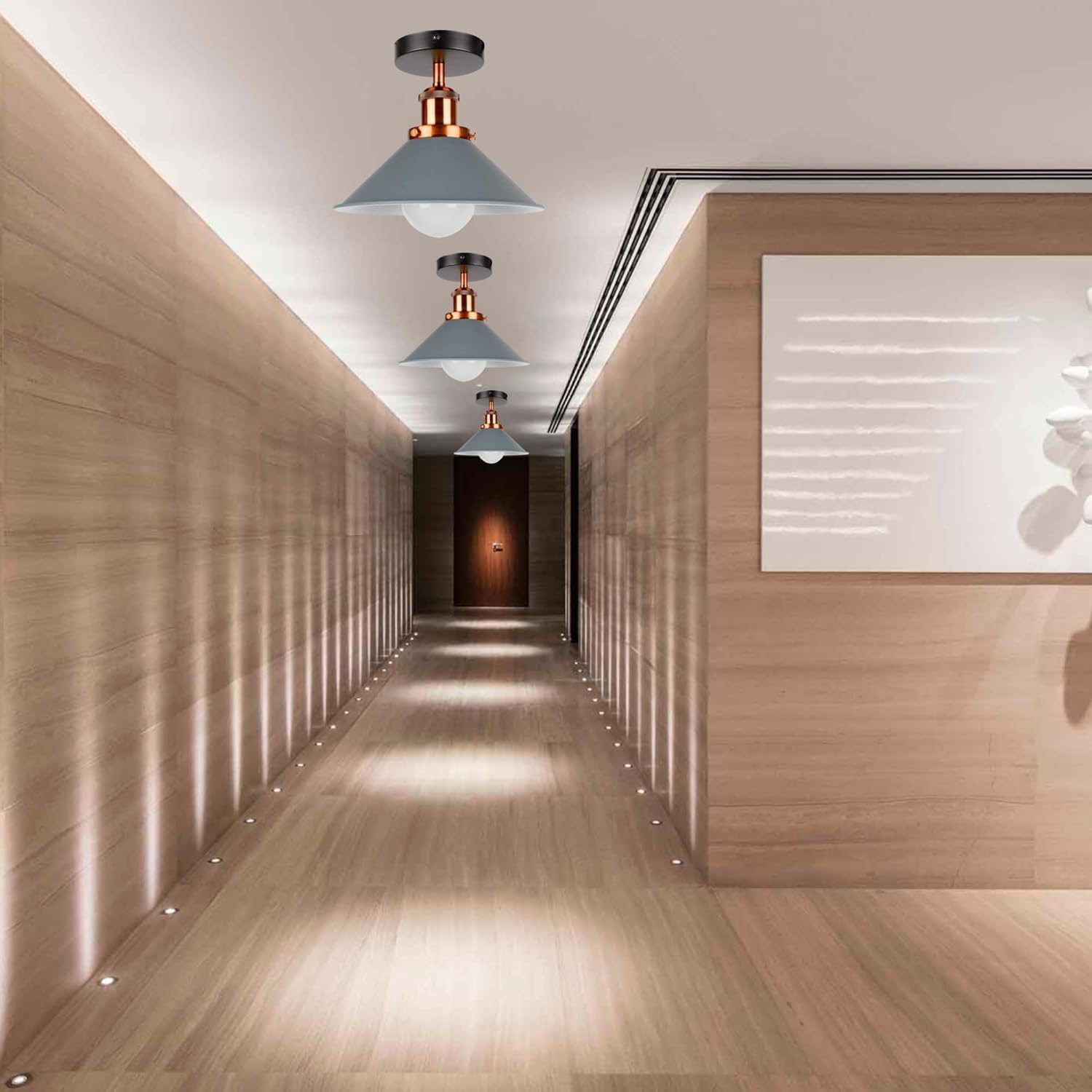 2 Pack Flush Mount Ceiling Light Lighting ~6259