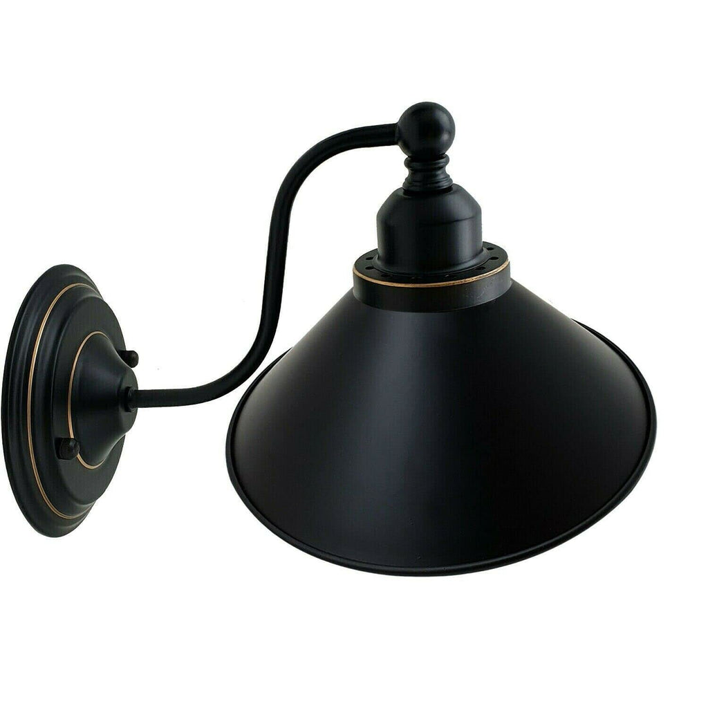 Industrial Style Metal Wall Sconce Light Fixture E27 Holder Retro Design