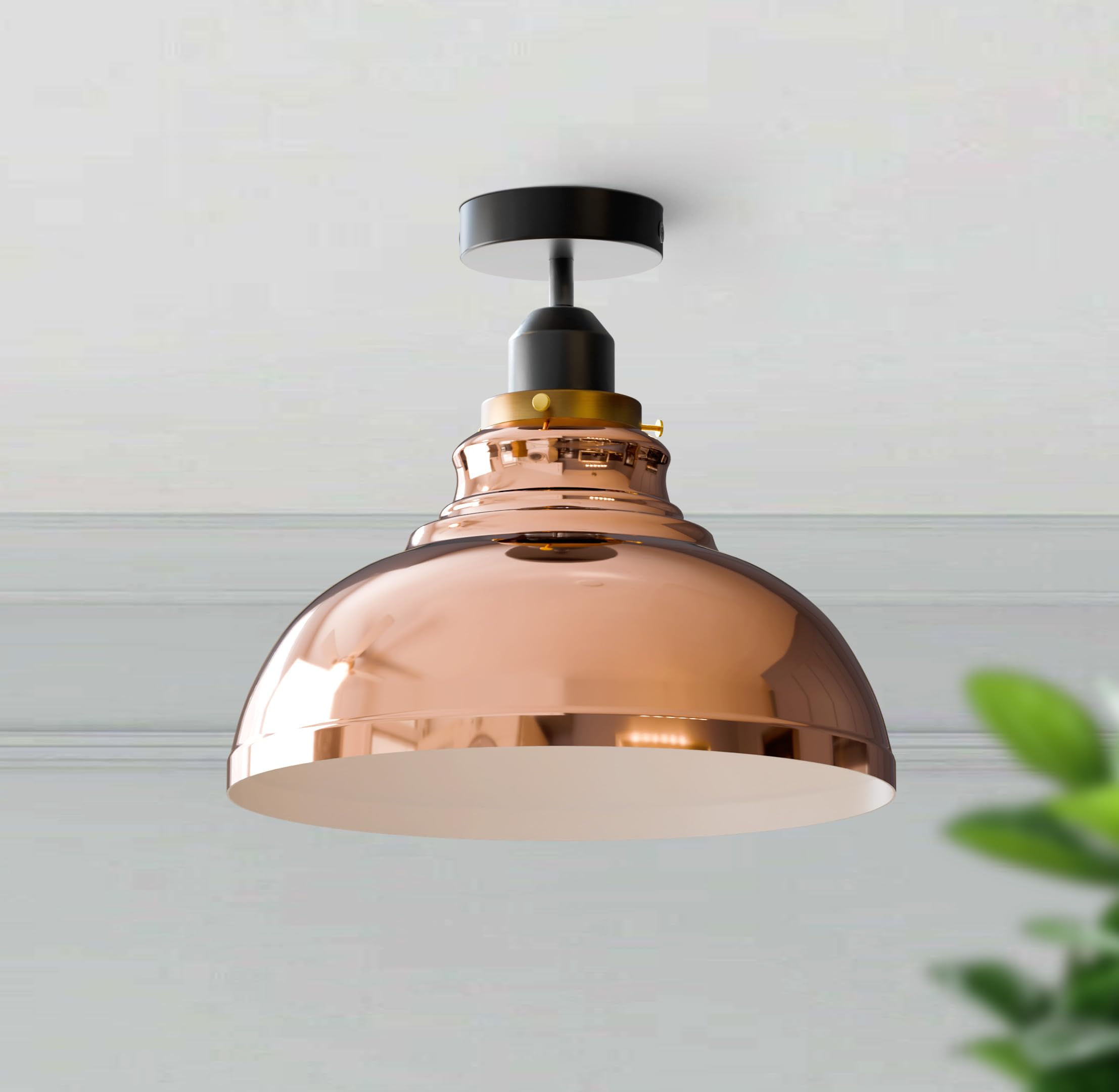 E27 Semi Flush Mount Lighting ~6167