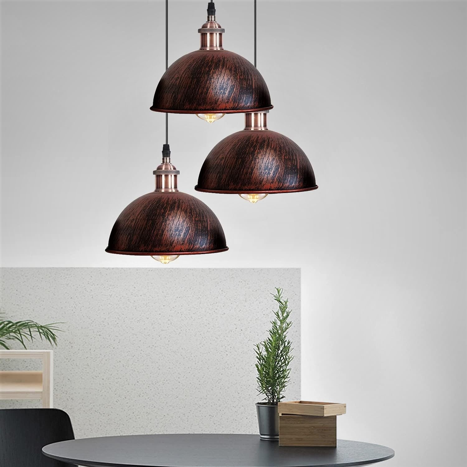 Vintage Industrial Cluster Ceiling Light Fixture ~6311