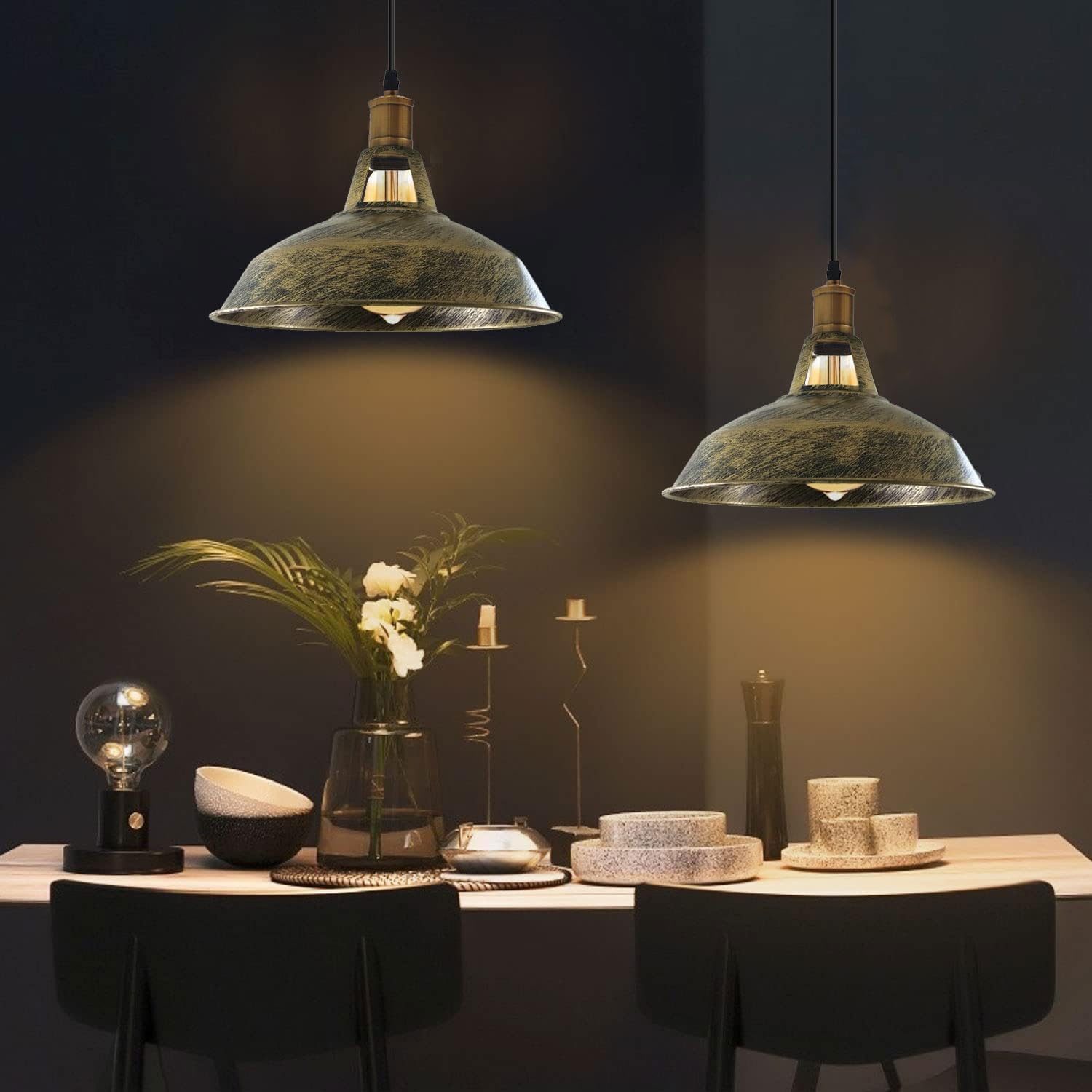 Vintage Industrial Chandelier Pendant Light ~6268