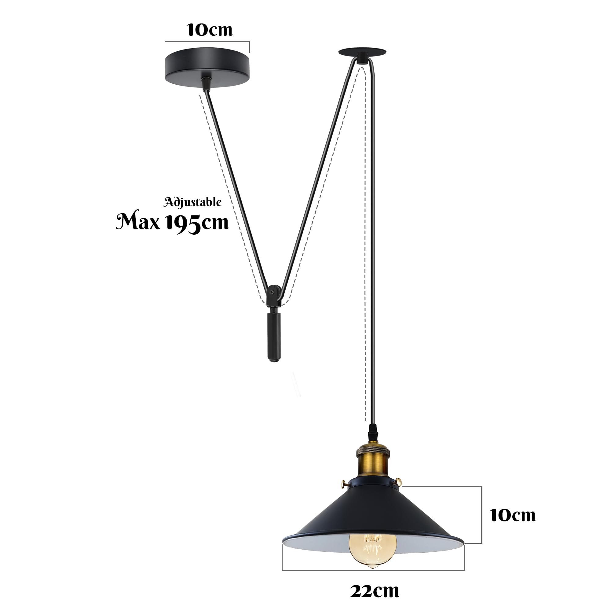 Industrial Retro LED Ceiling Light ~6310