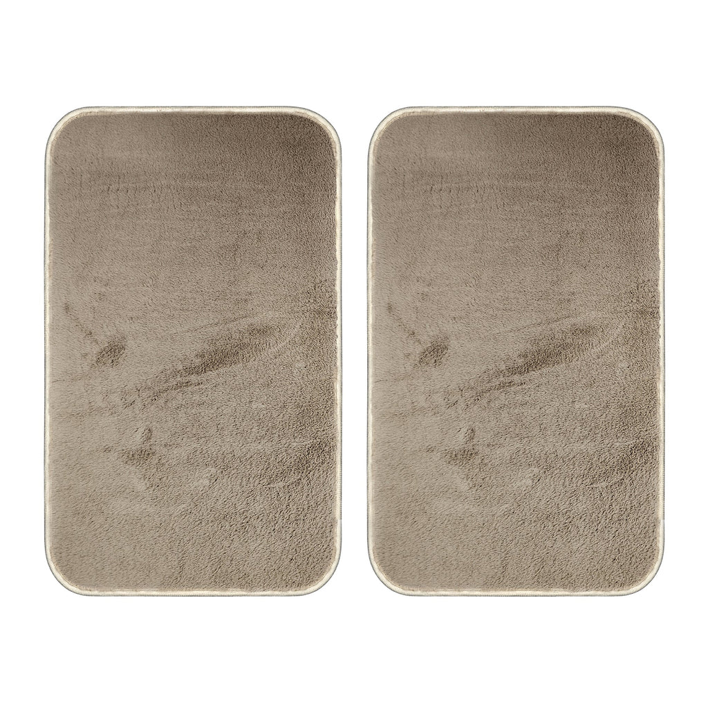 Fluffy Soft Washable Non-Slip Microfiber Doormat for Home Entryway & Bath