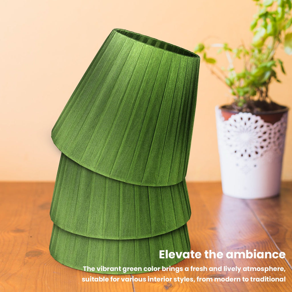 Modern Fabric Coolie Table Lampshade - Stylish Easy-Fit Light Shade