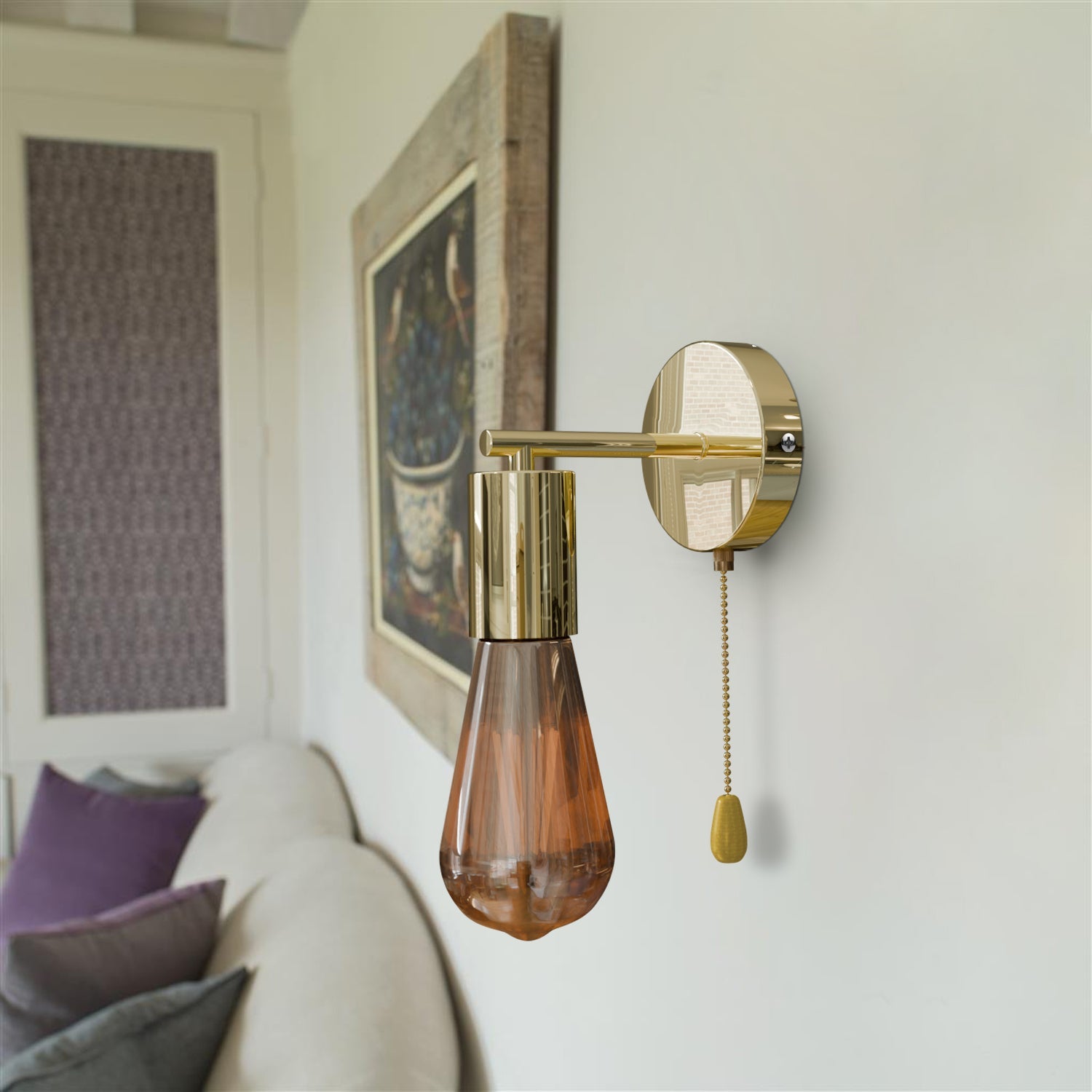 Universal Ceiling Fan Wall Lamp Pull Chain Cord Light Switch