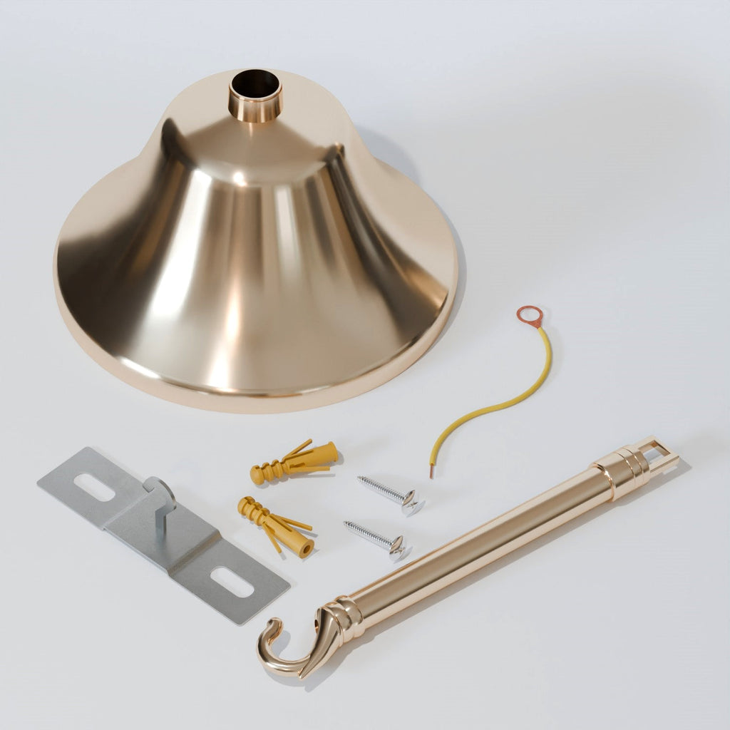 100mm Metal Ceiling Rose Hook for Pendant Lights & Chandeliers - Easy Mount