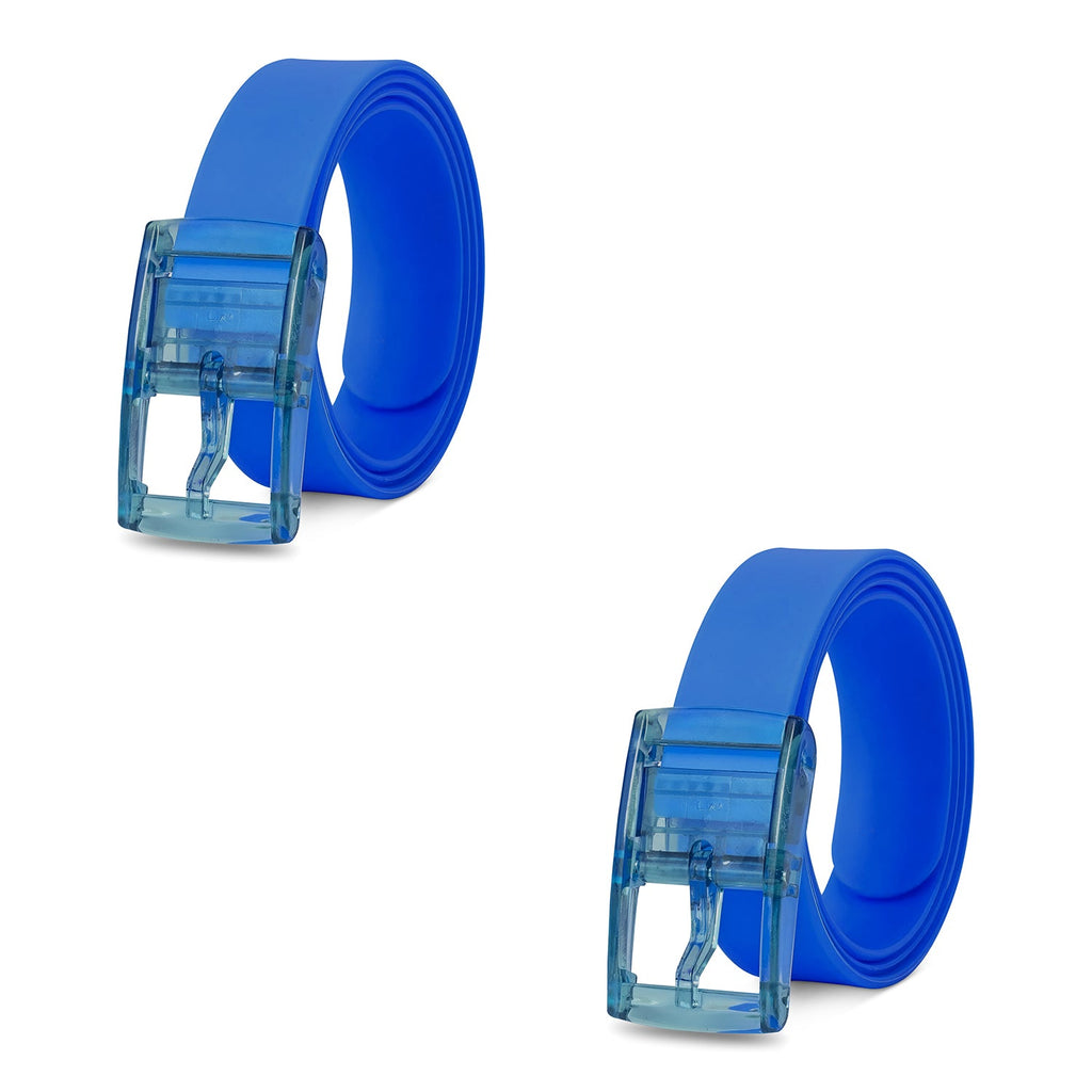 Vibrant Candy Colour Unisex Silicone Belt with Durable Acrylic Buckle