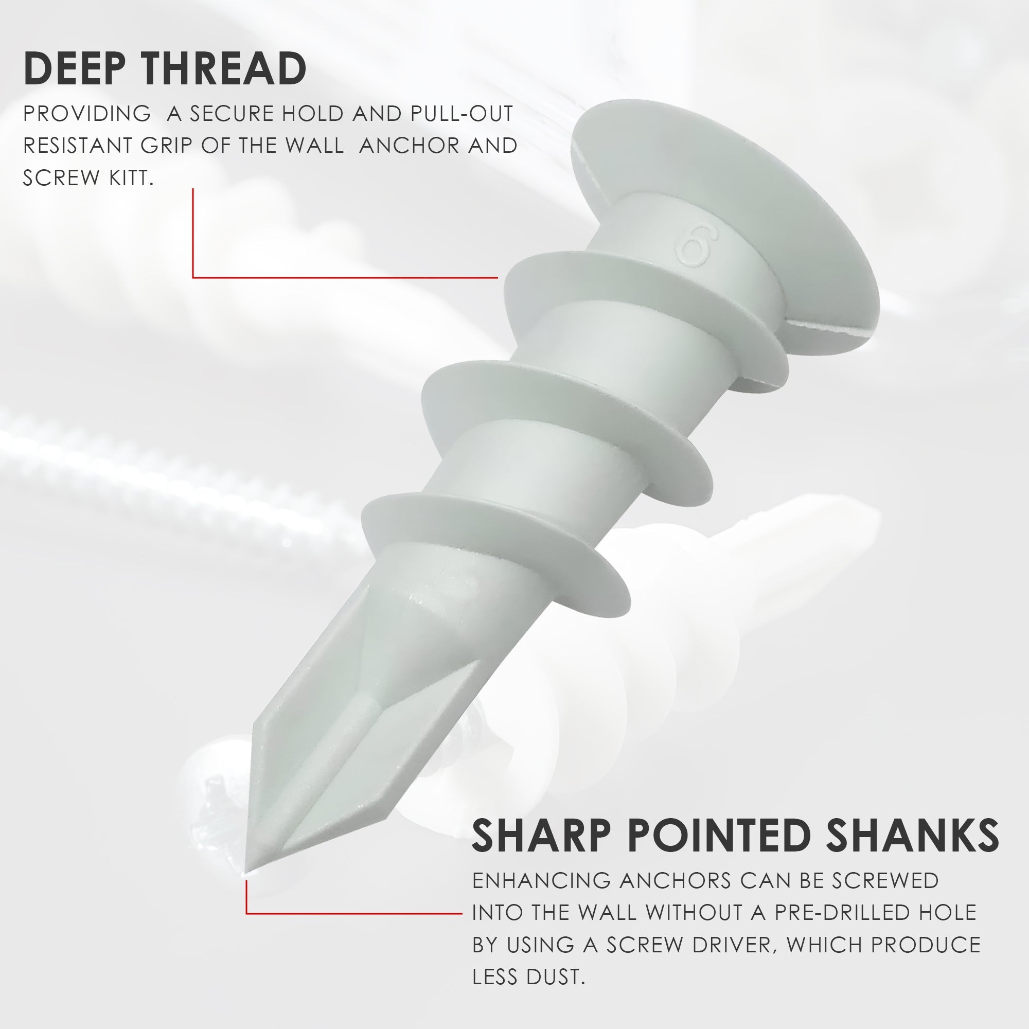 White Gypsum Board Self-Drilling Screws: Quick Drywall Plasterboard Fixings