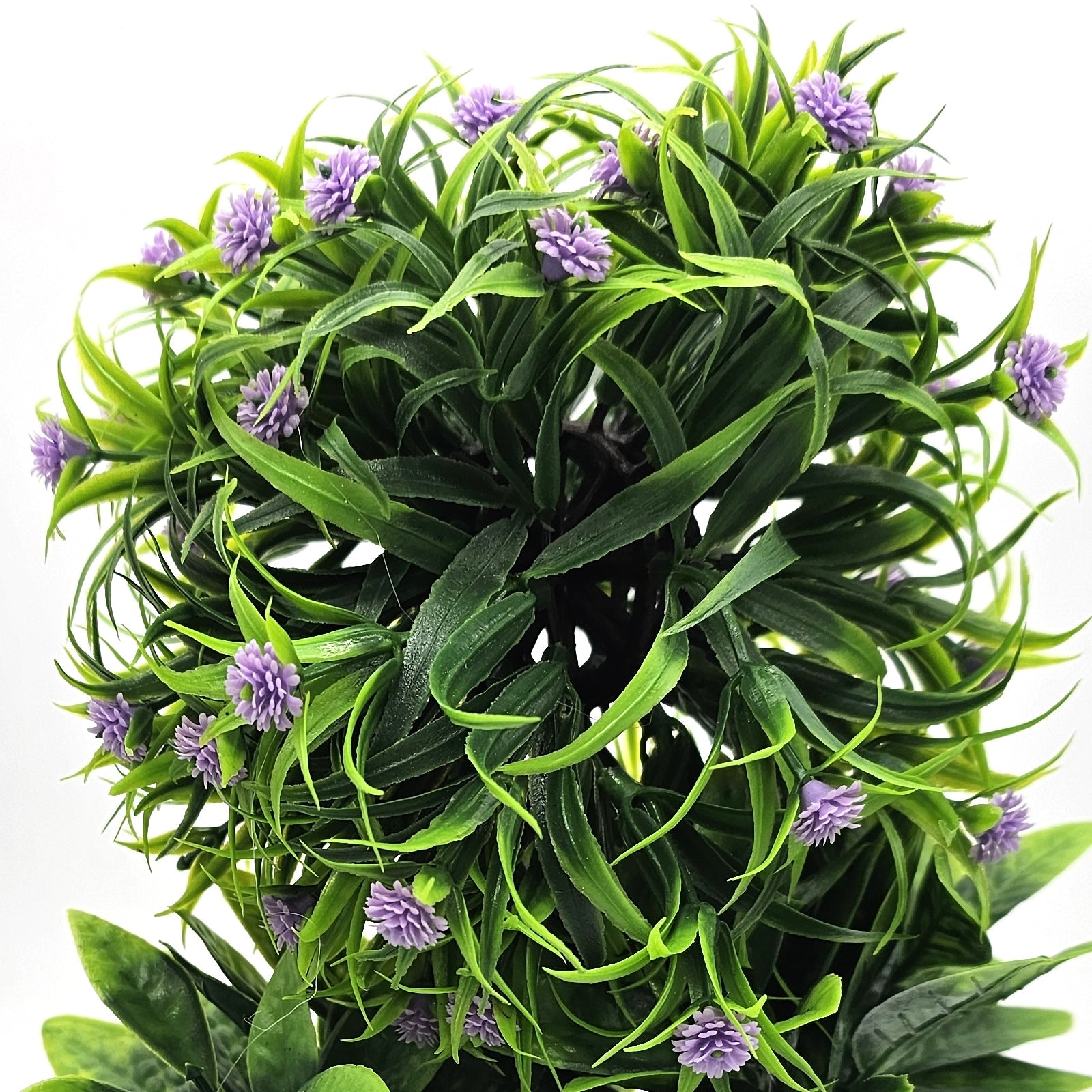 Lifelike Artificial Bonsai Small Tree with Fake Flowers, Easy Care Home Decor Accent