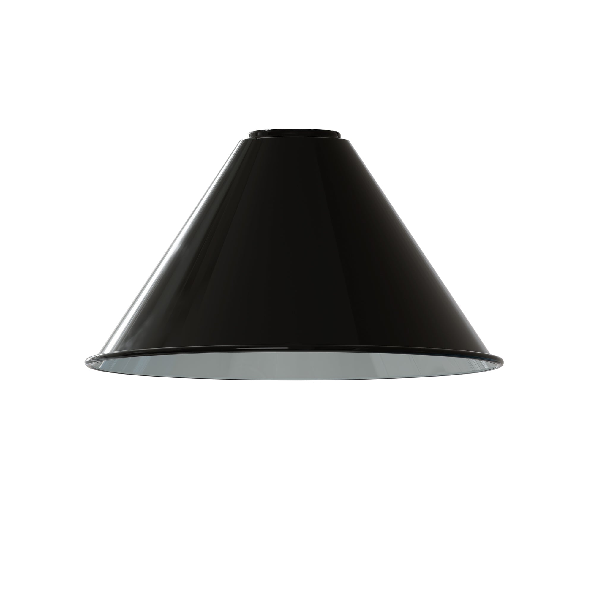 Industrial Cone Shade Metal E27 Ceiling Pendant Light, Modern Black Hanging Lamp