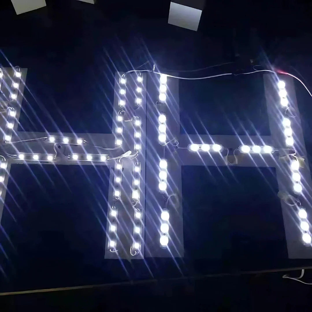Vibrant 12V RGB LED Module Lights - IP67 Waterproof, Bright SMD Decorative Lighting Strip