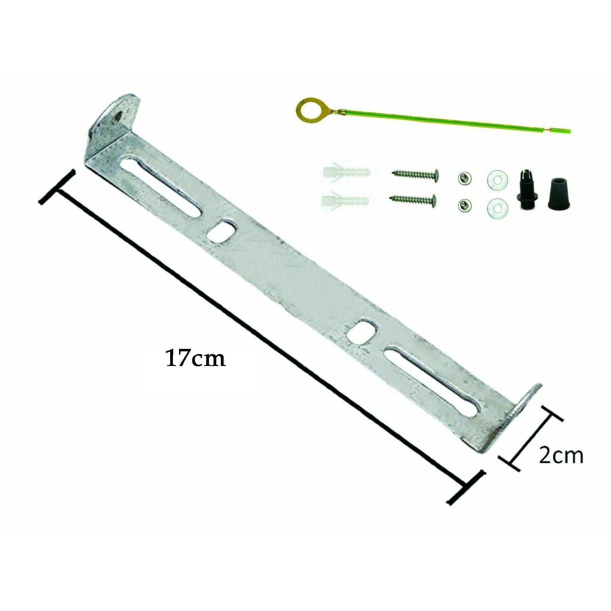 Durable 170mm Metal Ceiling Rose Strap Bracket Side Mount Light Fixture
