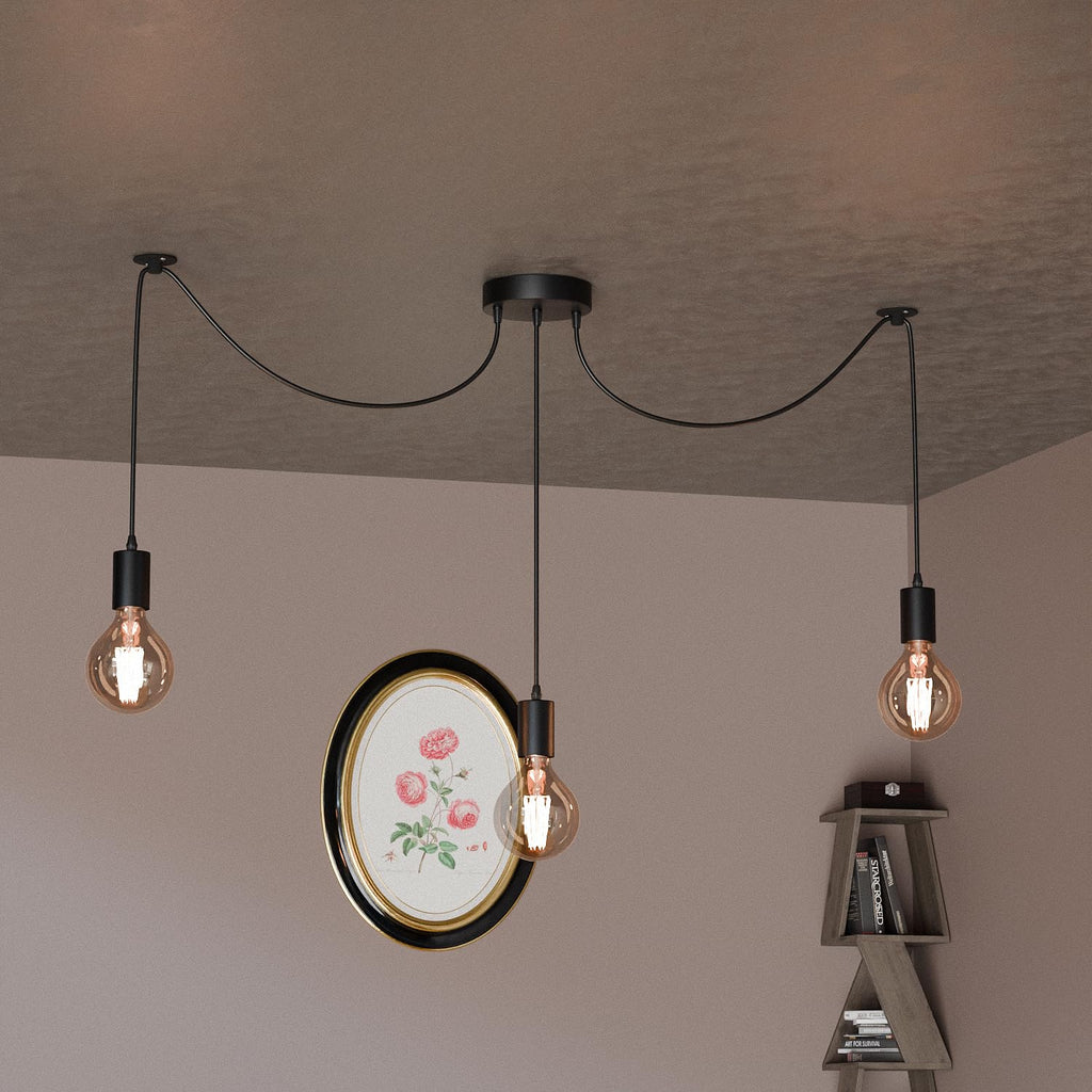 Industrial LED Chandelier Light Fixture ~6376