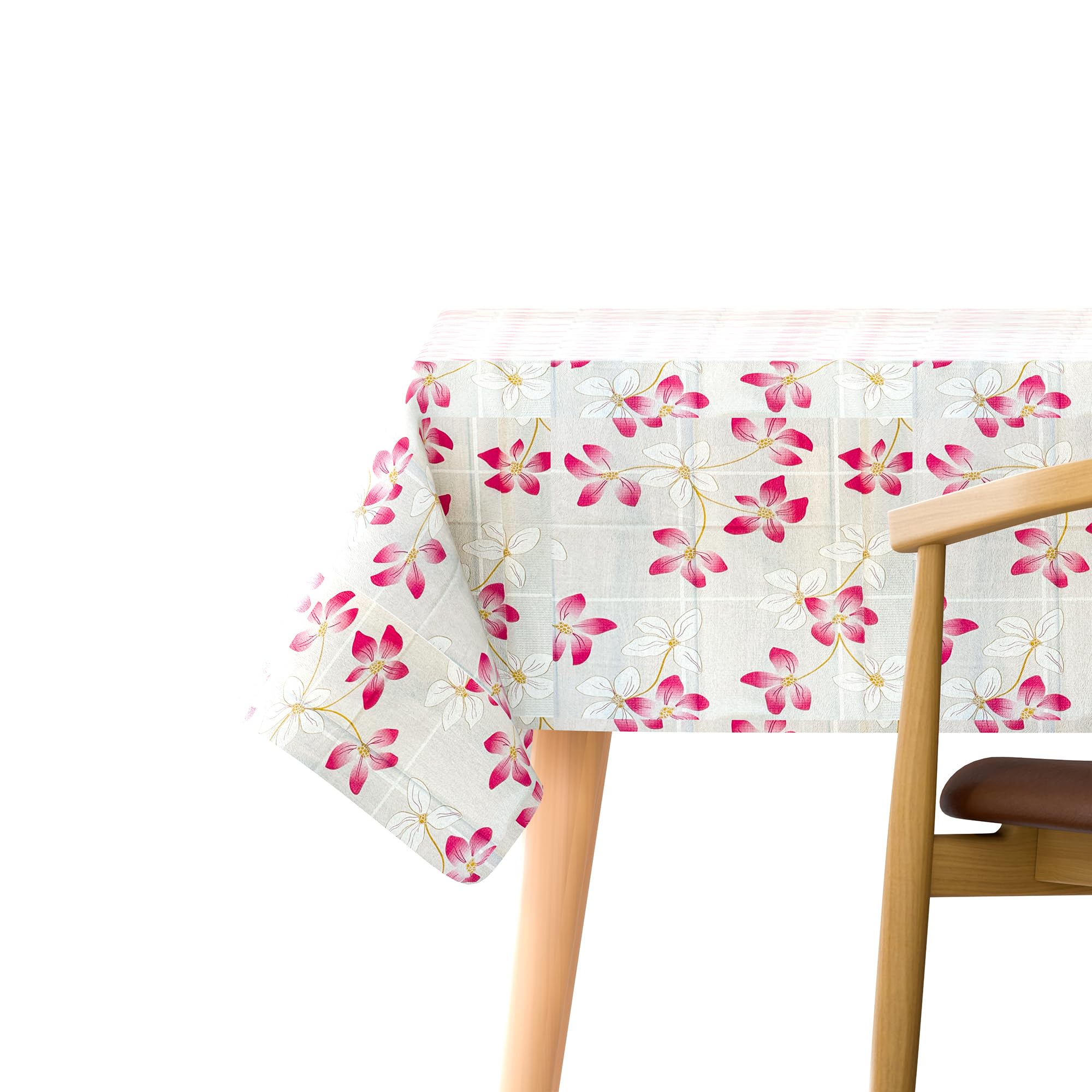 Durable Rectangular Polyester Fabric Tablecloth: Washable, Oil-Proof, Stain-Resistant Table Cover