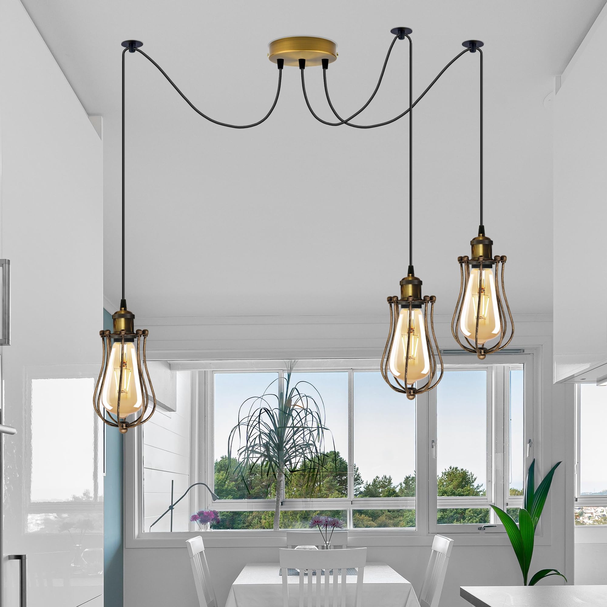 Industrial Modern Copper Pendant Light Fixture ~6303