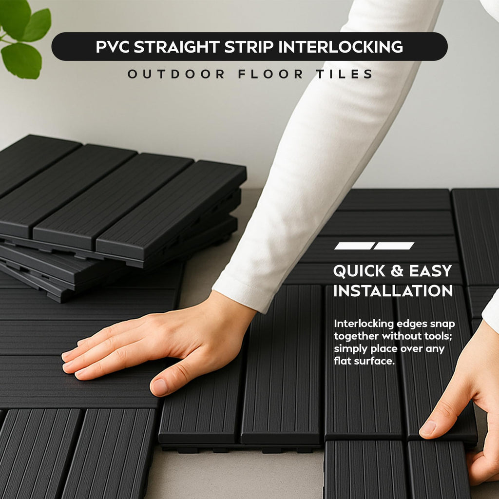 Outdoor Interlocking Deck Squares 30cm ~6363