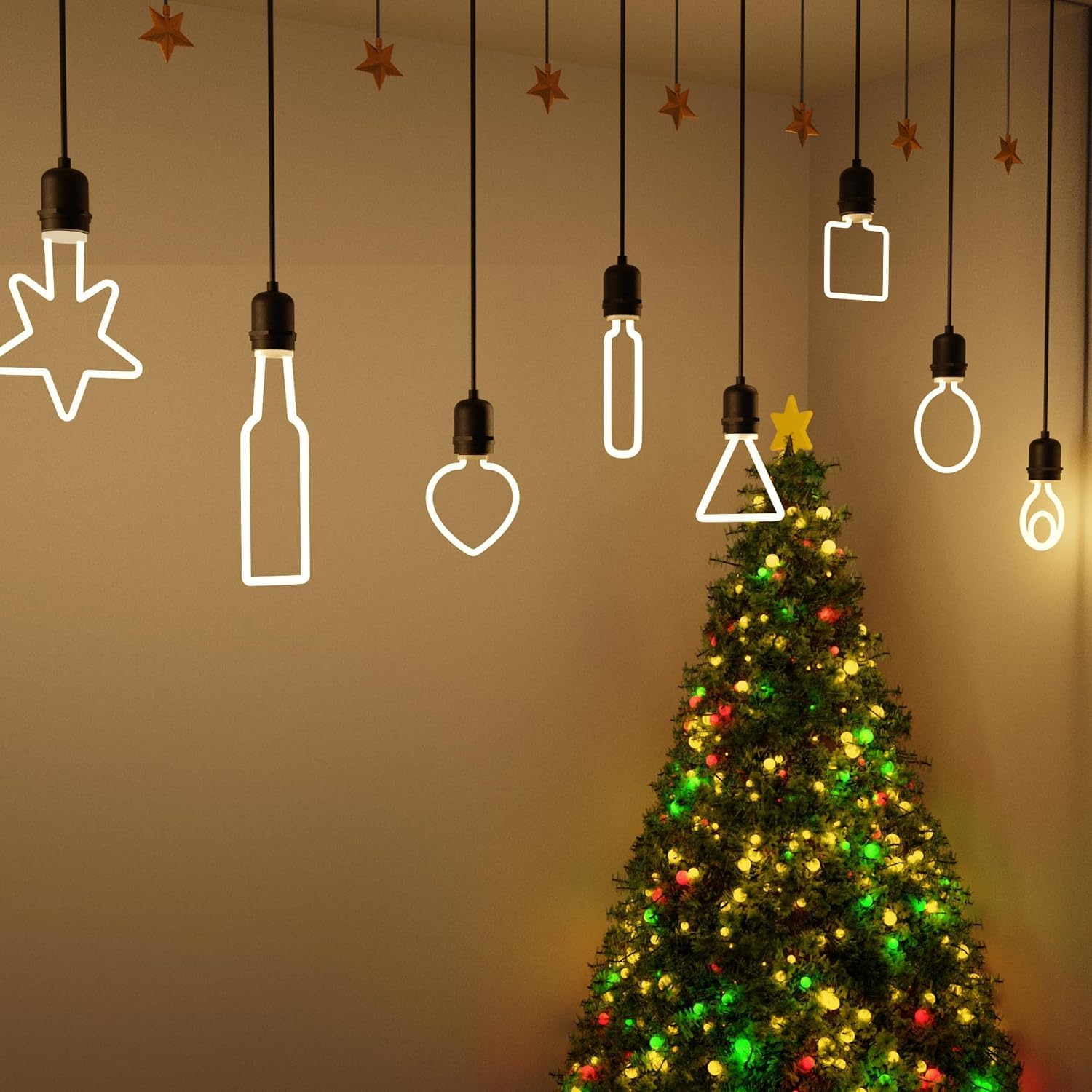 Warm White Vintage Edison Style LED Bulb E27 Base Decorative Filament Light