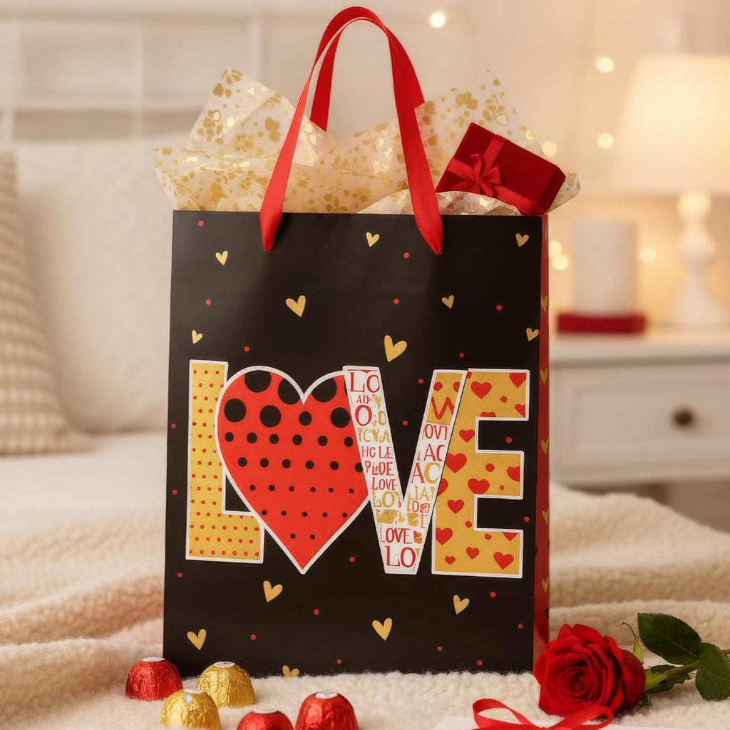 Luxury Matte Kraft Paper Gift Bags Assorted Sizes for Parties & Holidays