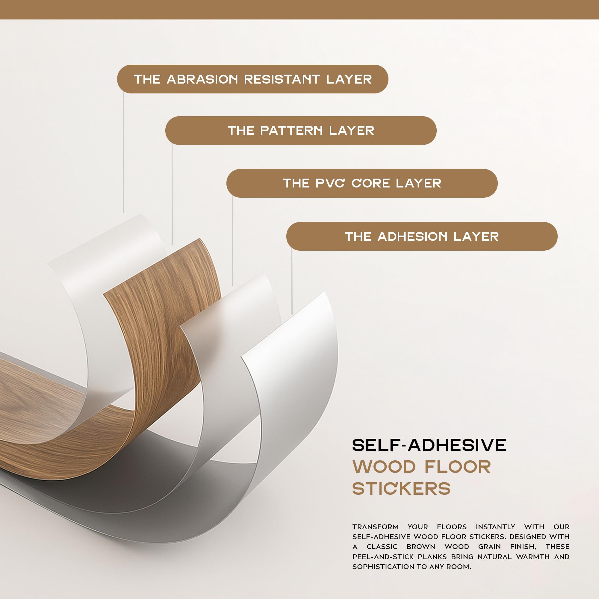 Waterproof PVC Flooring Planks ~6306