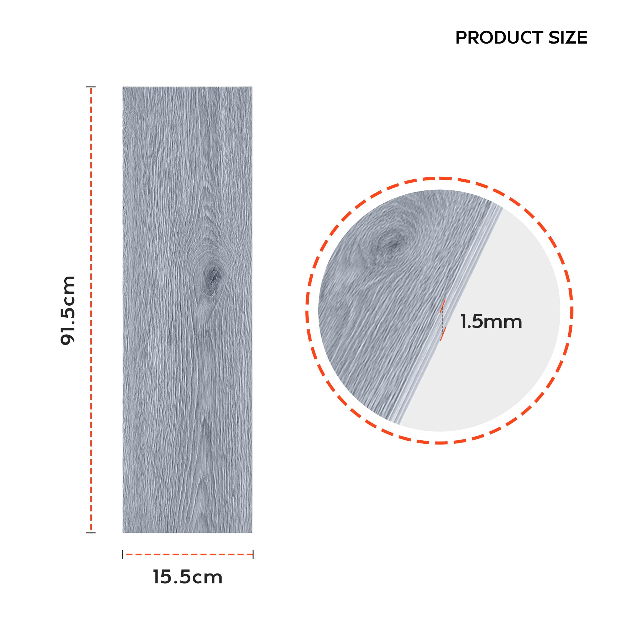 Waterproof PVC Flooring Planks ~6306