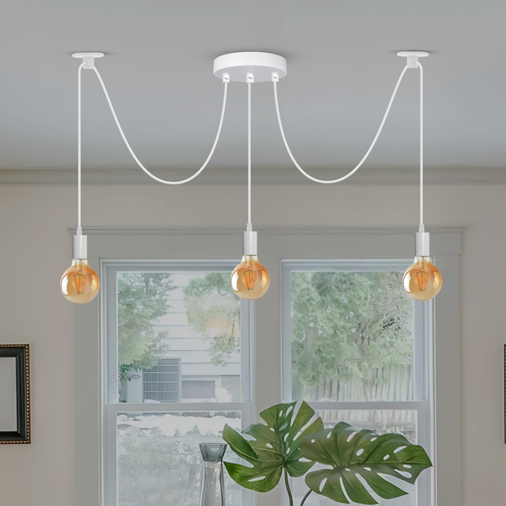 Industrial LED Chandelier Light Fixture ~6376