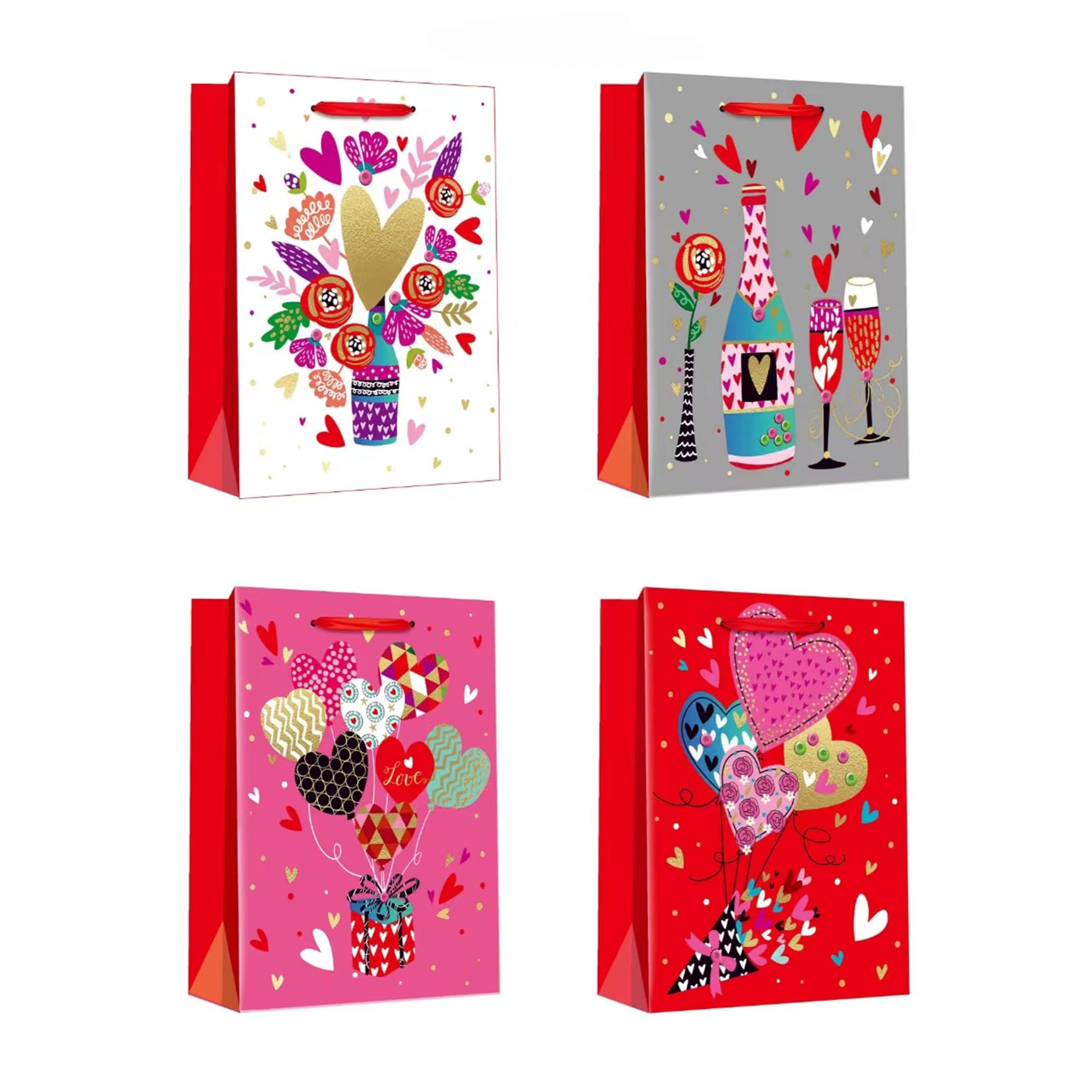 Gift Bags with Handles and Assorted Designs~6300