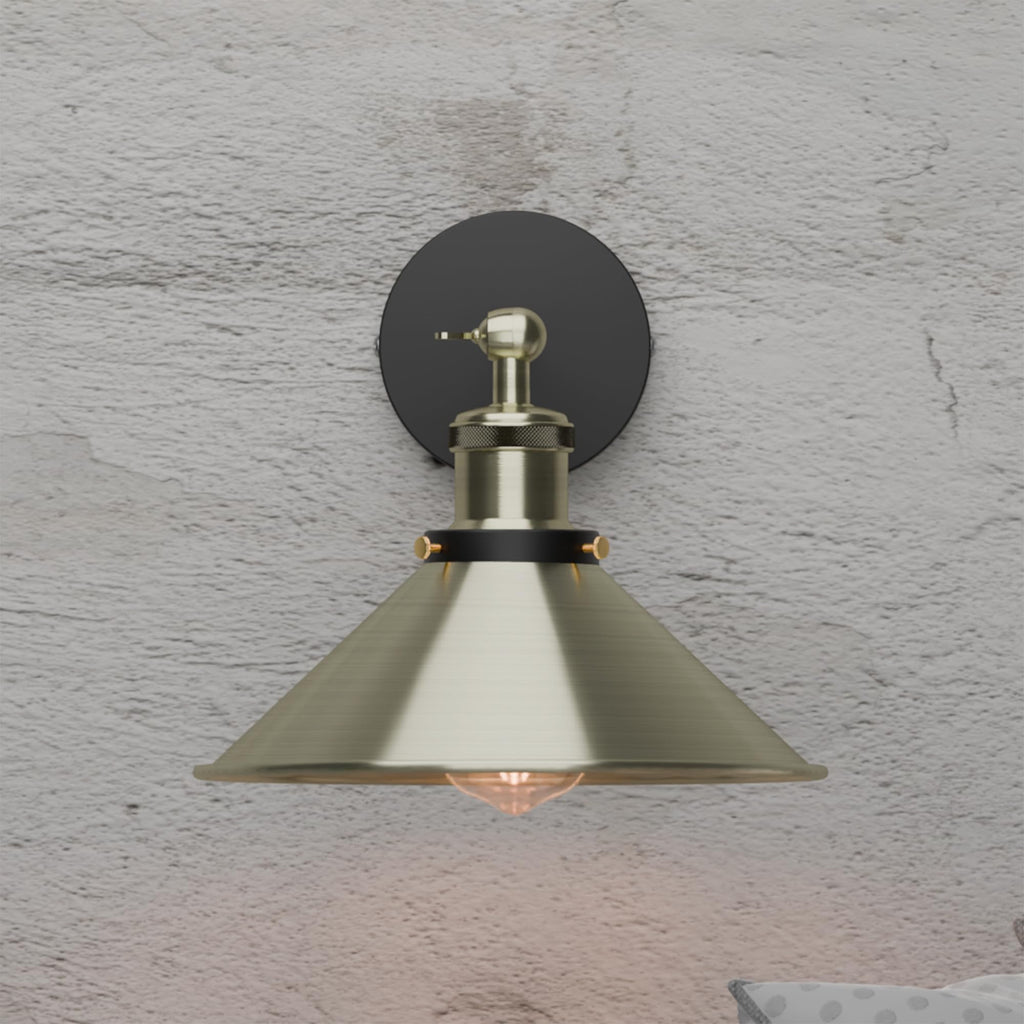 Industrial Indoor Wall Light Metal ~6347